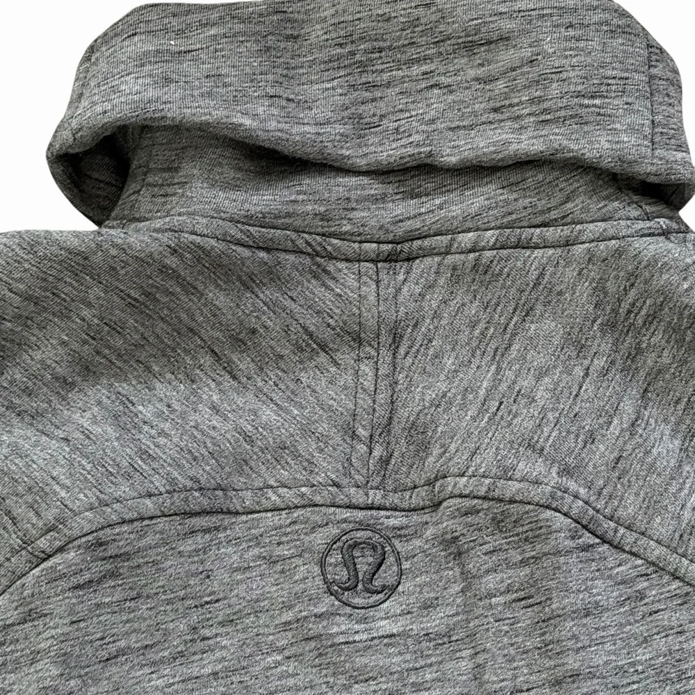 Lululemon To You Tunic Womens 6 Gray Turtleneck Sweatshirt Logo Gorpcore Yoga
